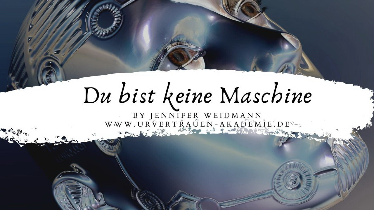 Seele ist keine Maschine Video von Jennifer Weidmann www.urvertrauen.de