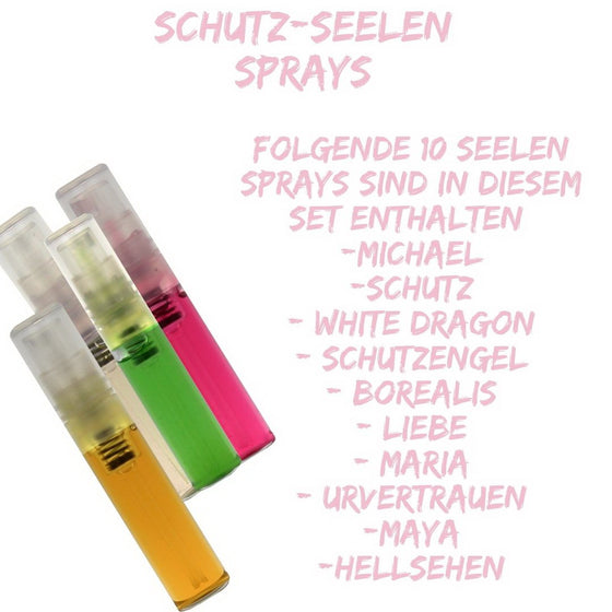 Mini Schutzreihe Seelen Sprays von Urvertrauen